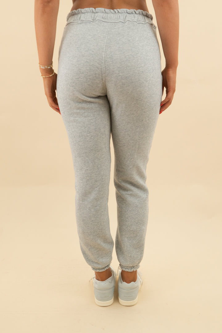 abercrombie & fitch heather grey lounge pant (s; retai $55)