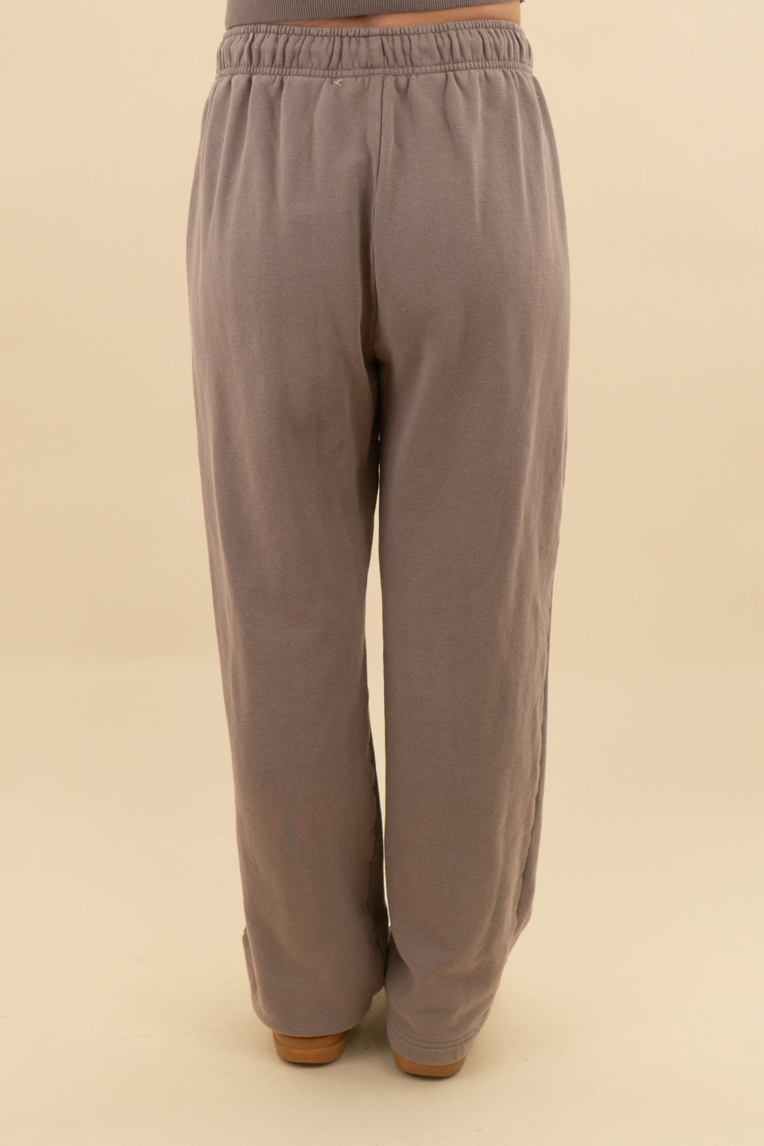 Alo brown wide leg sweatpants (s; retail $138)