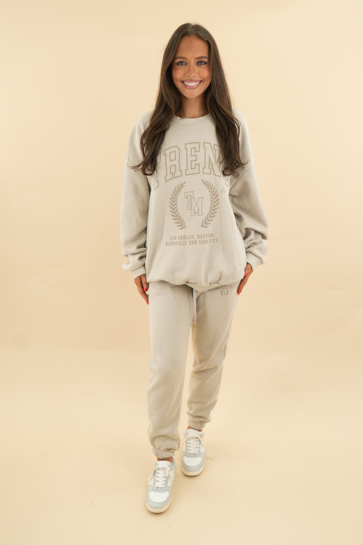 trend cream lounge set (s; retail $53)