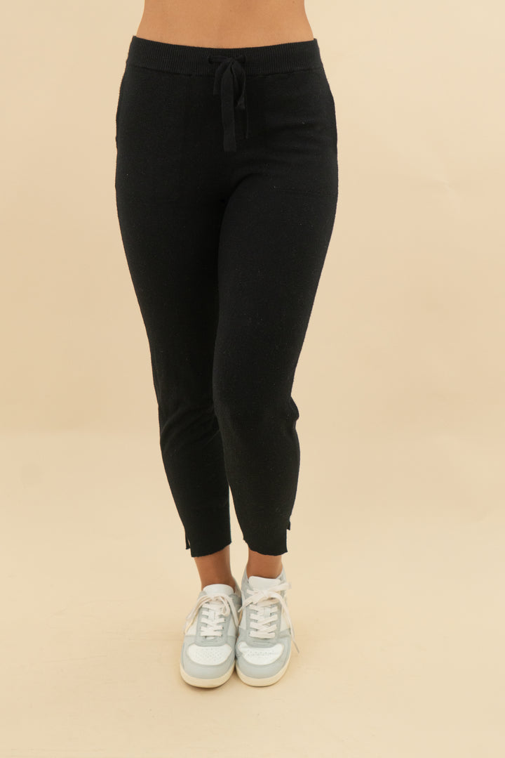 splendid black knit joggers (s: retail $88)