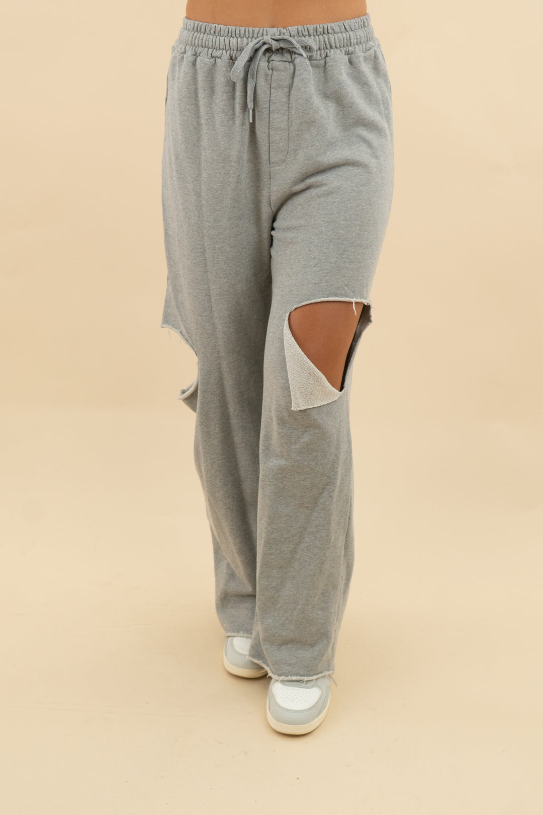 storets grey flare cut out lounge pant (s; retail $84.90)