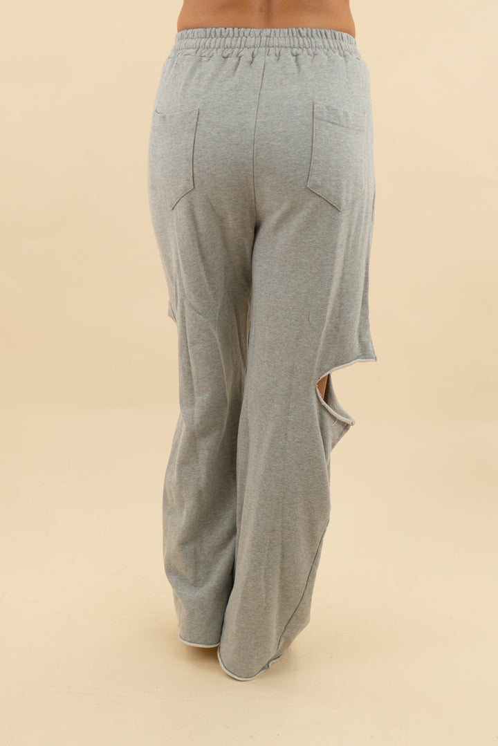 storets grey flare cut out lounge pant (s; retail $84.90)
