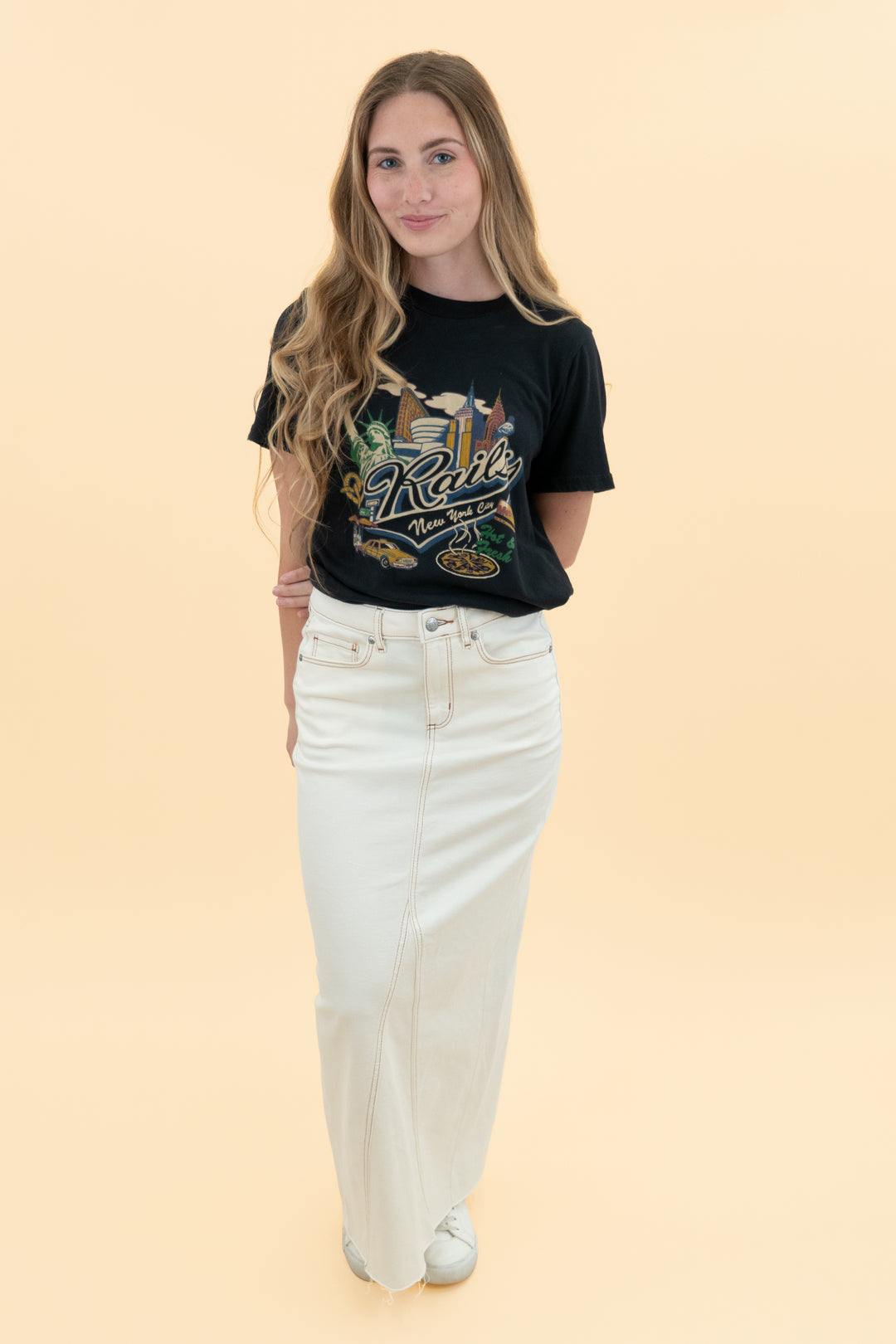 rails black new york city graphic tee (s)