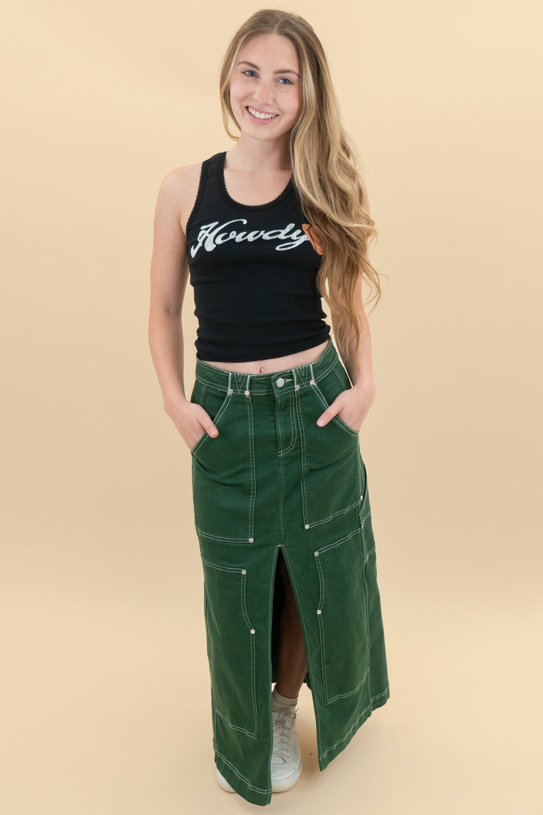 daydreamer howdy black tank (xs)
