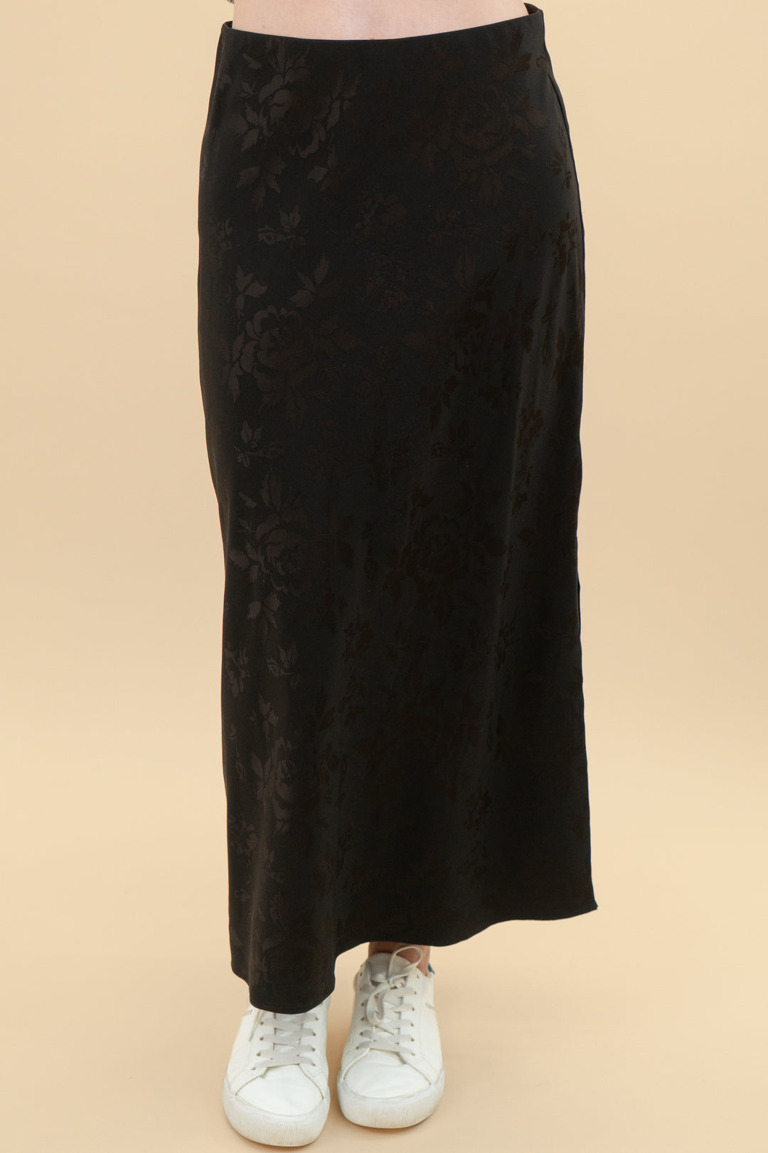 gap brown floral midi skirt nwt (xsp; retail $79.95)