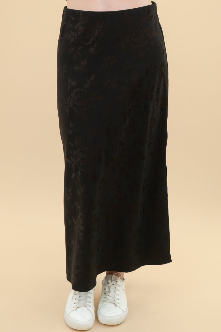 gap brown floral midi skirt nwt (xsp; retail $79.95)