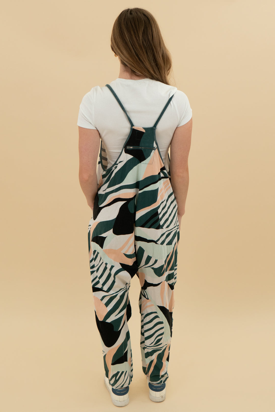fp movement hot shot jumpsuit tropical pattern (xs; retail $80)
