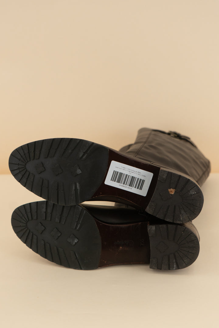 cole haan brown knee boot (7.5; retail $300)