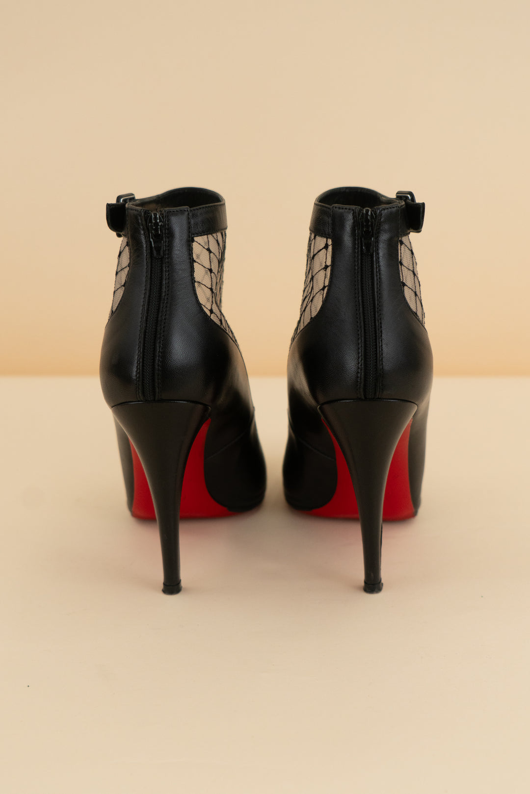 christian louboutin 100 kid resillisma anke boot (38; retail $1295)
