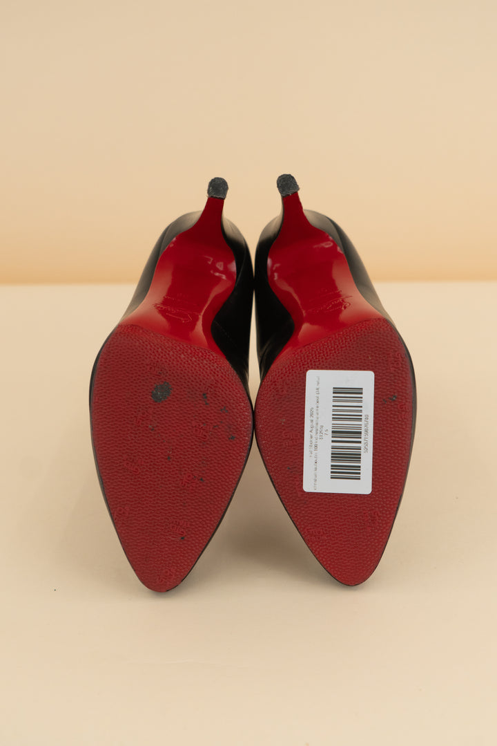 christian louboutin 100 kid resillisma anke boot (38; retail $1295)