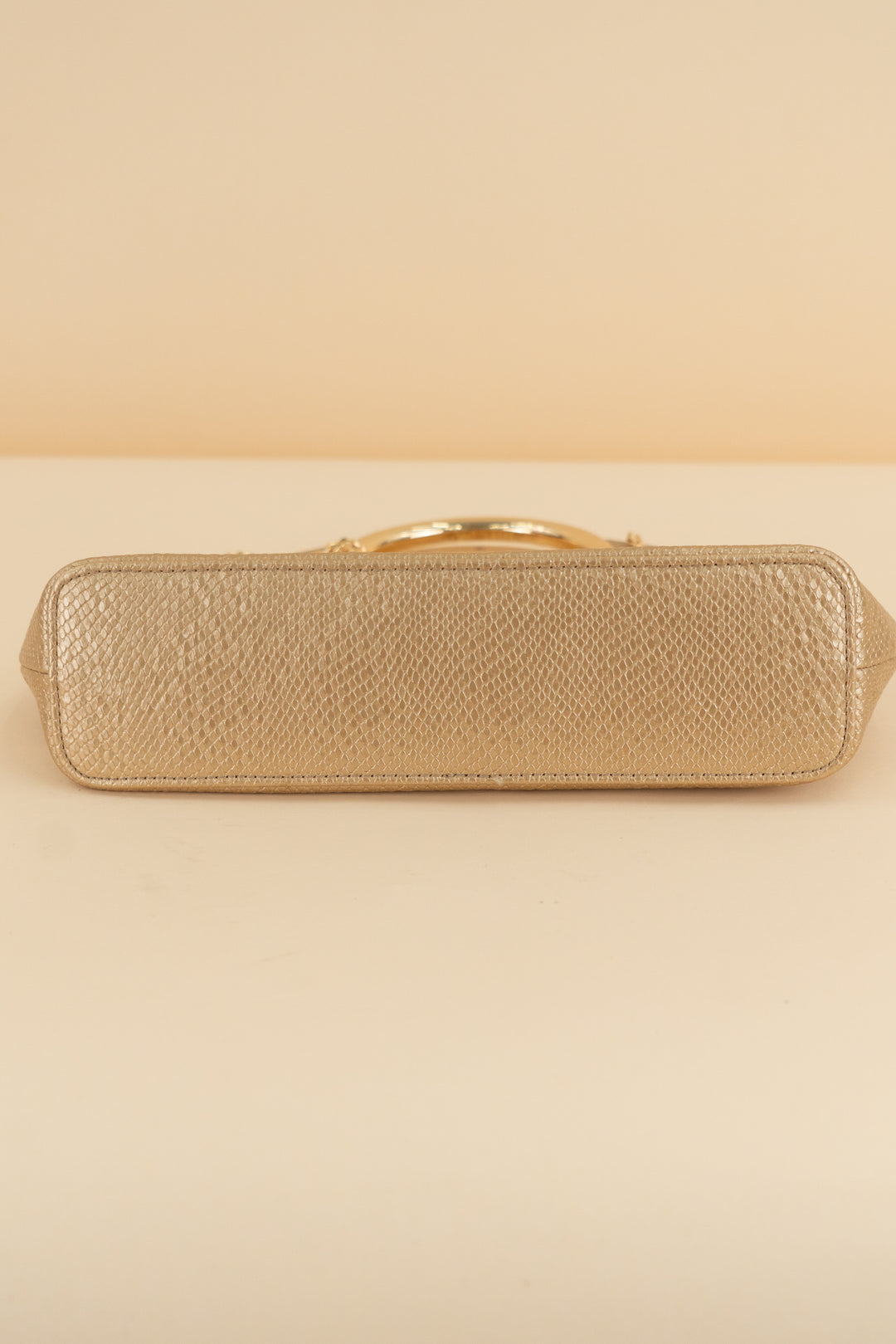 nina gold snakeskin evening bag (retail $98)