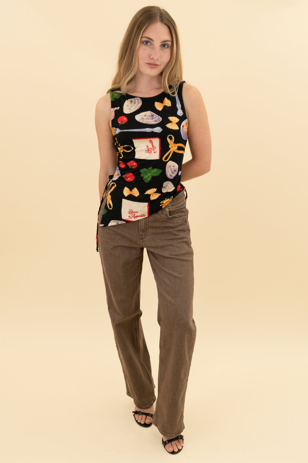 american eagle brown stovepipe jeans (0; retail $60)