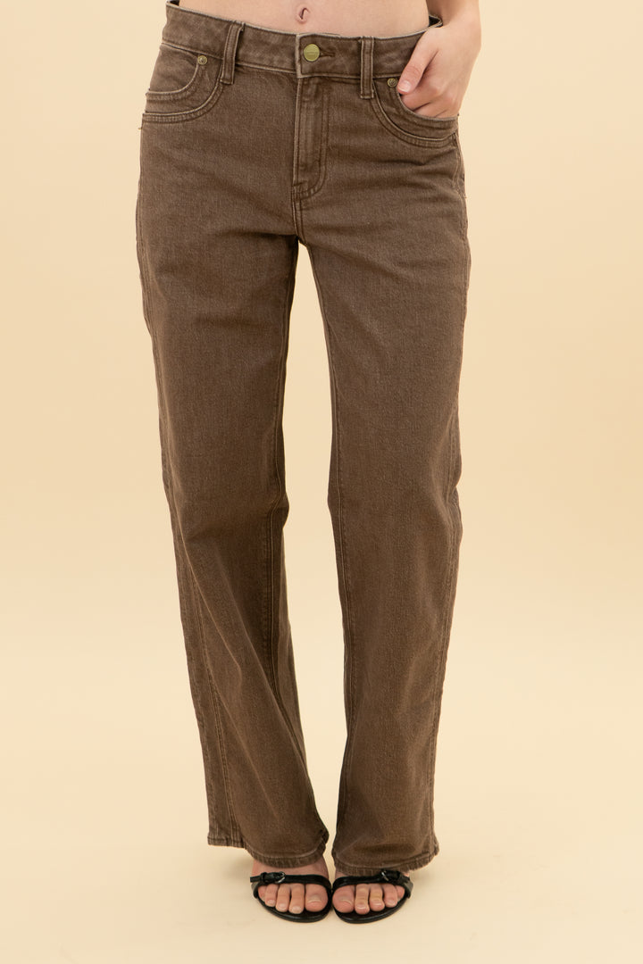 american eagle brown stovepipe jeans (0; retail $60)