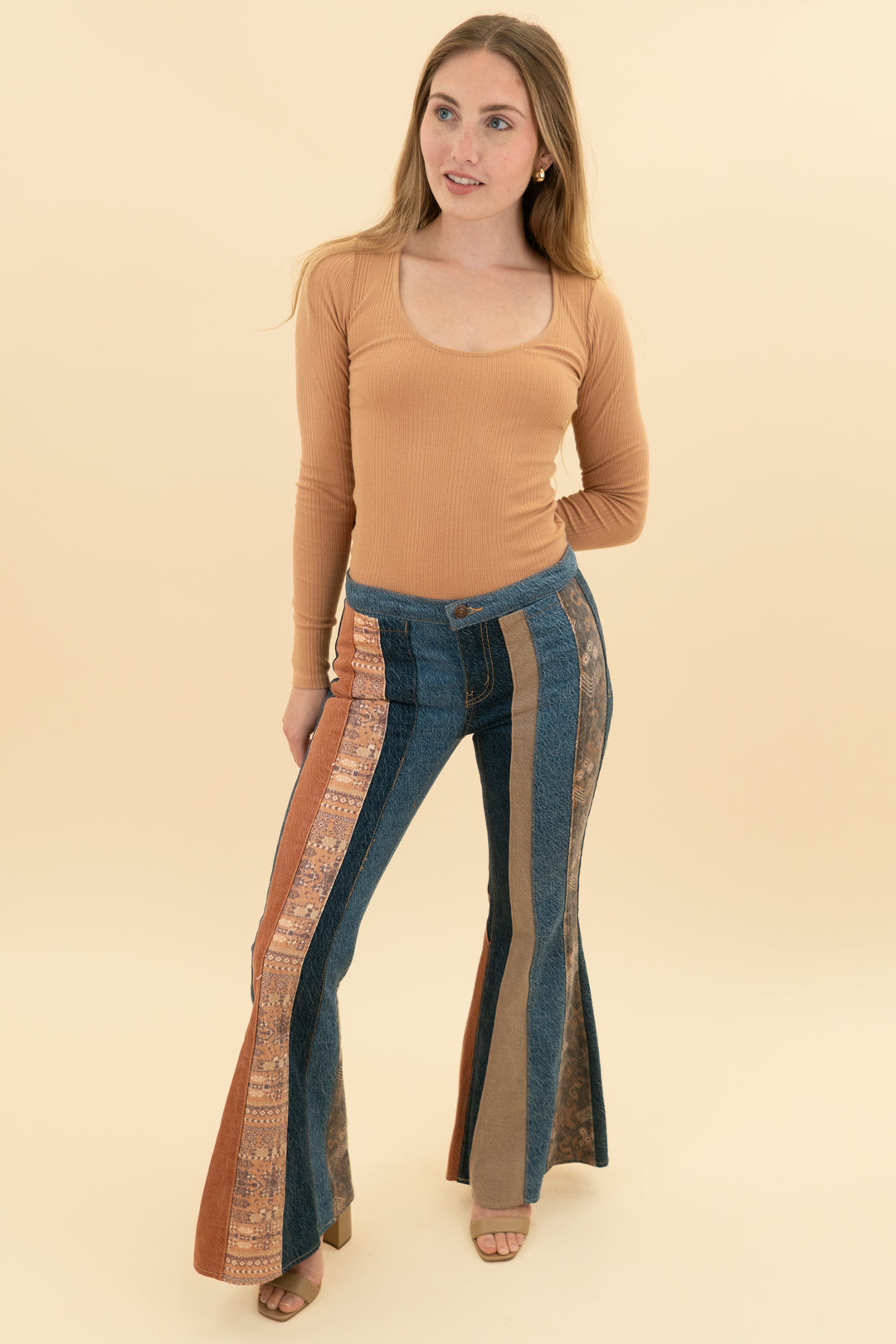 aerie brown ribbed bodysuit nwt (xs; retail $49.95)