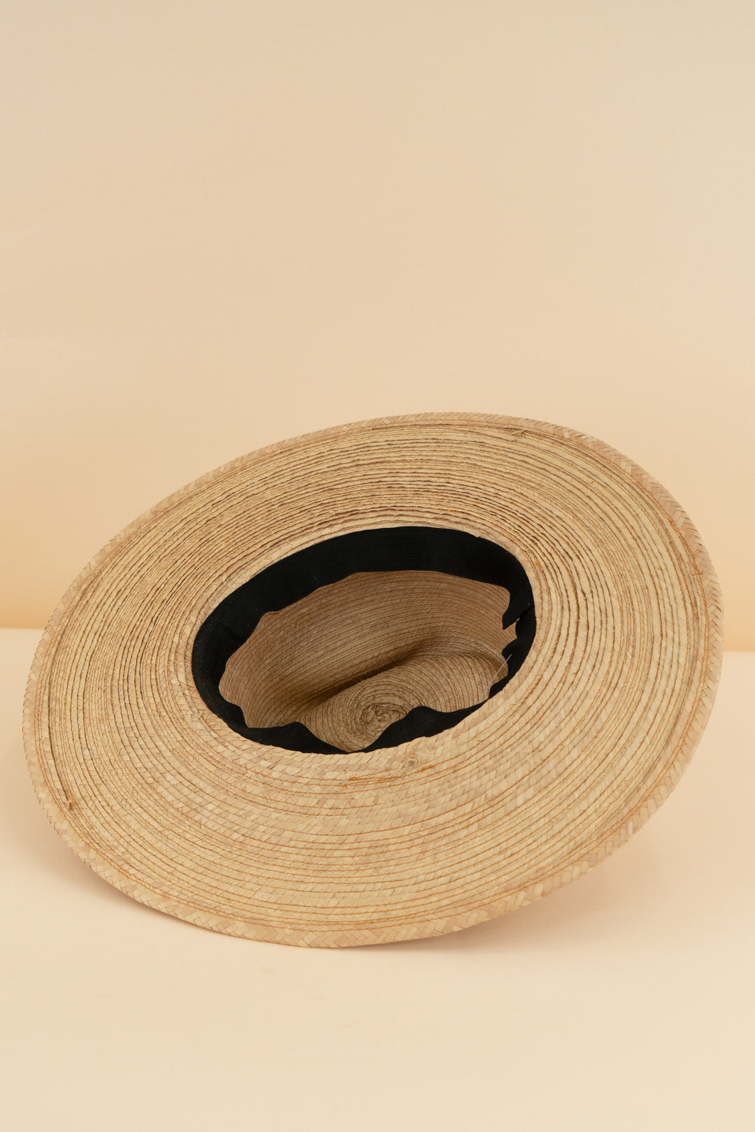 rattan sun hat with multicolor band (os; retail $65)