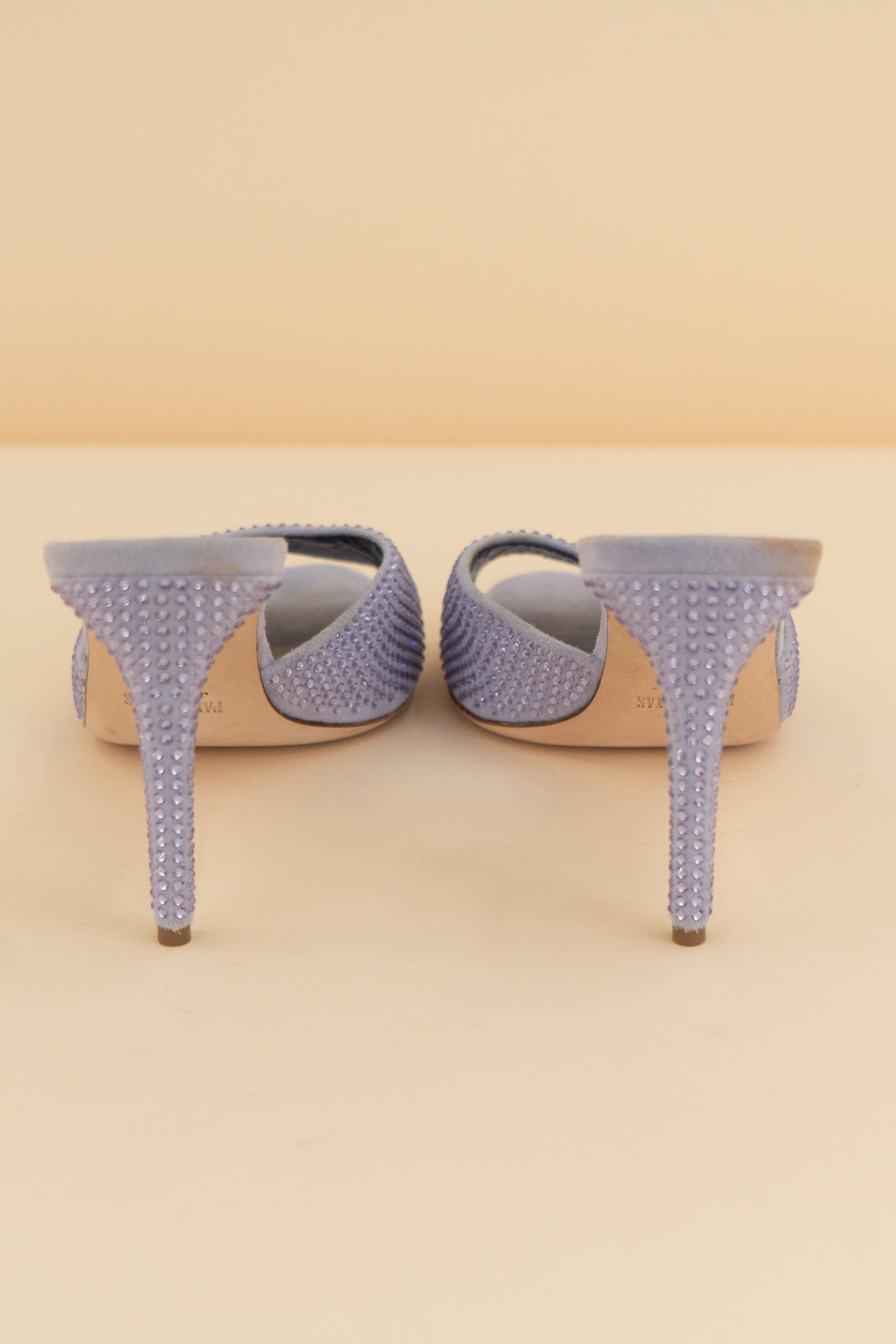 *AUCTION* paris texas purple crystal heels (9.5)