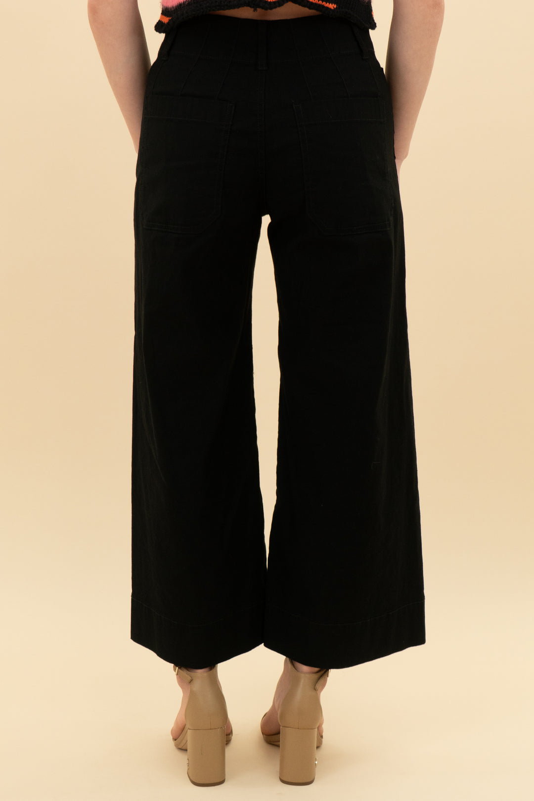 maeve the colette black cropped pants (24P)
