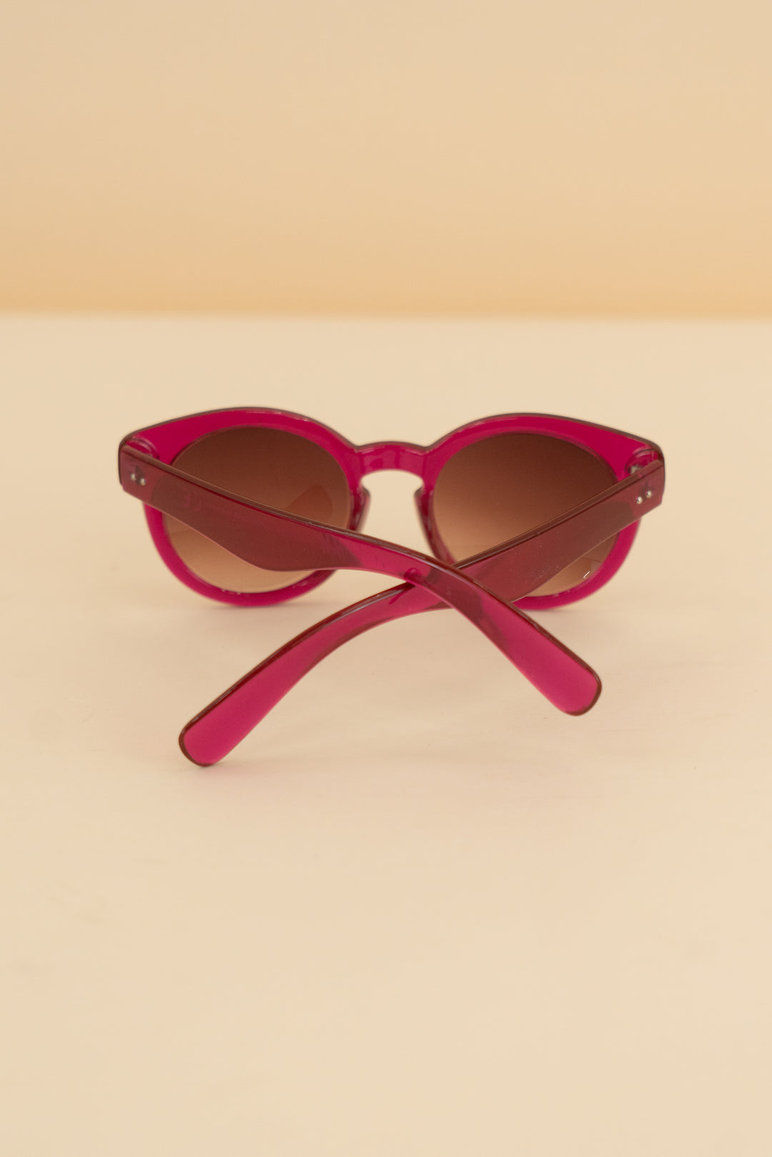 h&m pink round sunglasses