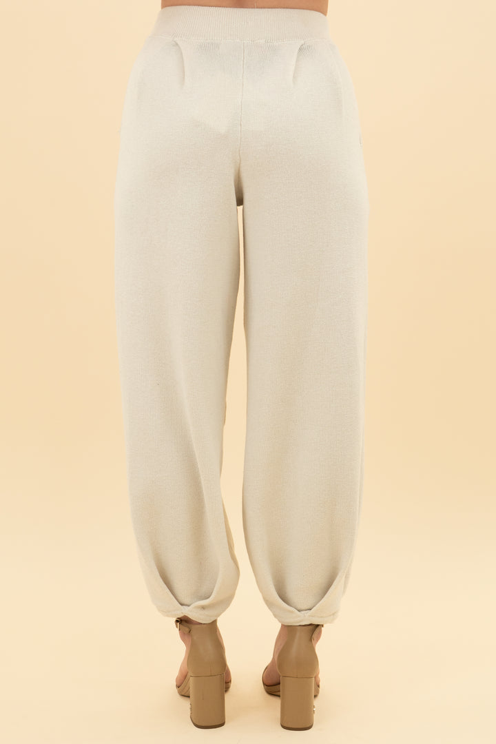 fp beach cream knit pants (xs)