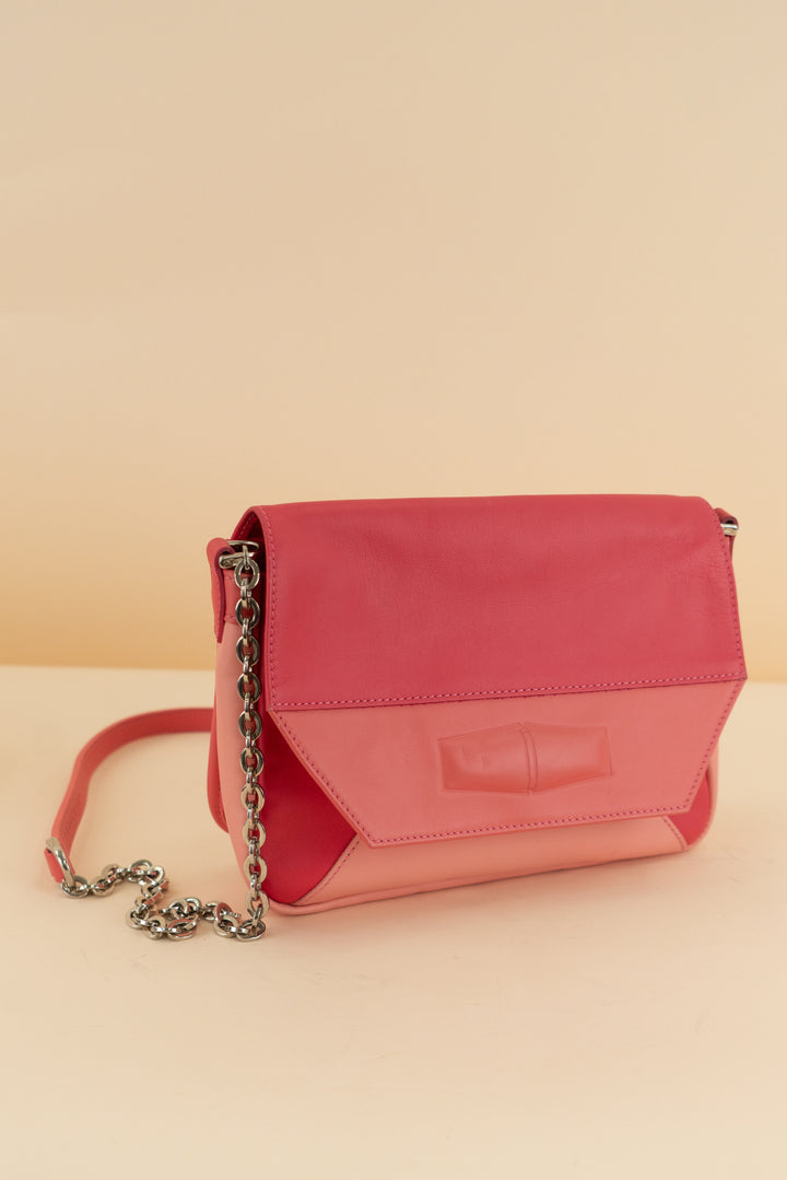 Longchamp Pink Dolce Night Shoulder Bag (retail $525)