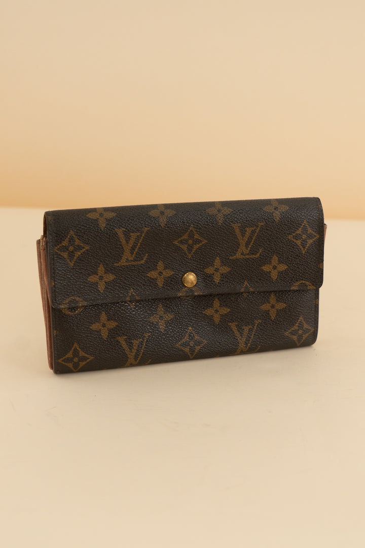 Louis Vuitton Monogram Canvas Sarah Wallet