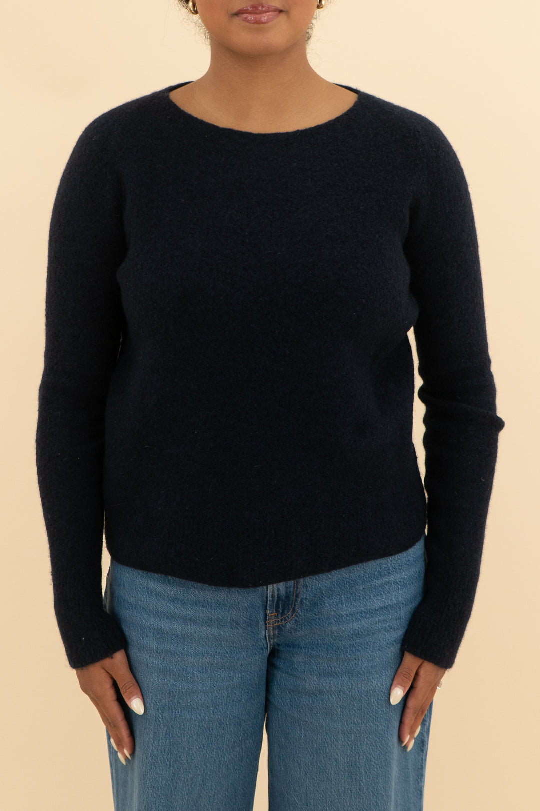 vince navy cashmere sweater (m; retail $448)