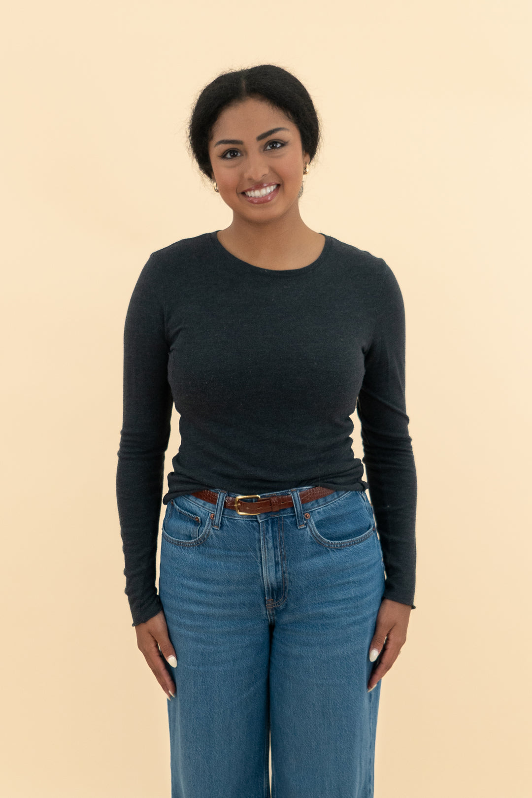zara dark grey sweater ultra thin (m; retail $59.90)