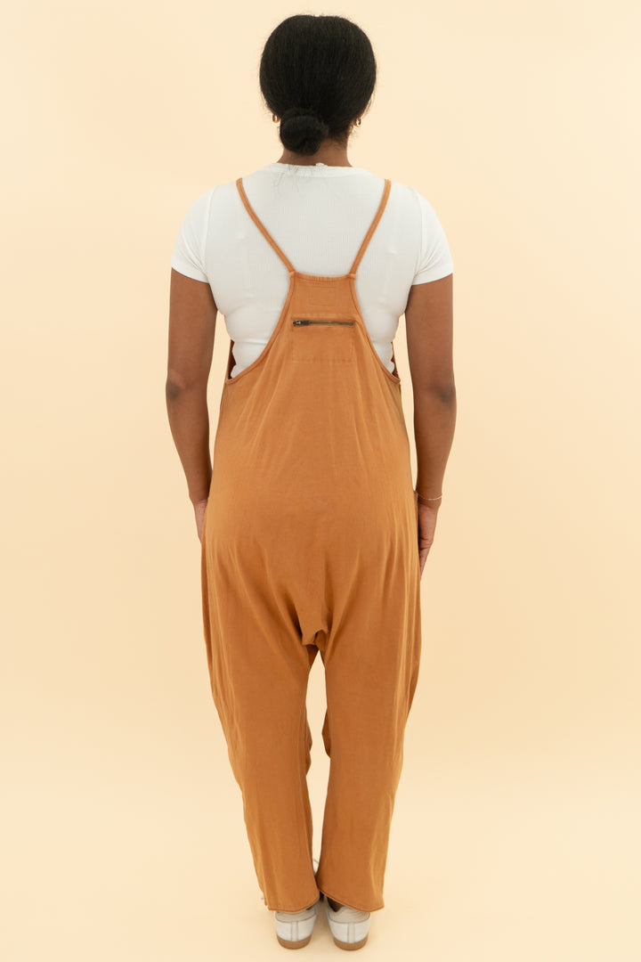 fp movement hot shot jumpsuit burnt orange (s; retail $80)