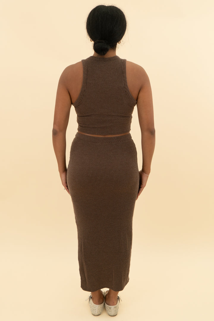 no boundaries skirt and high neck tank set (m; retail $21)