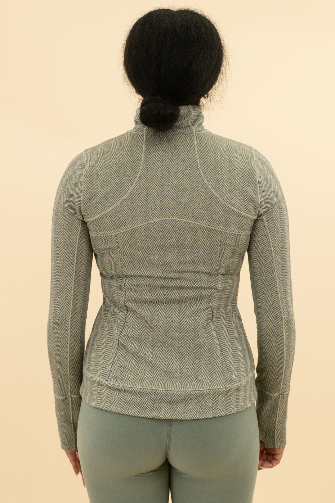 Calia grey zig zag quarter zip (m; retail $98)