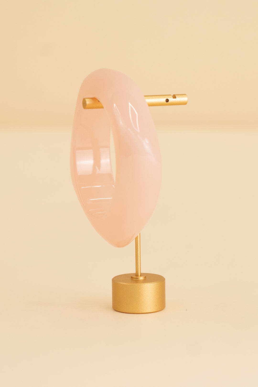 light pink chunky acrylic bracelet