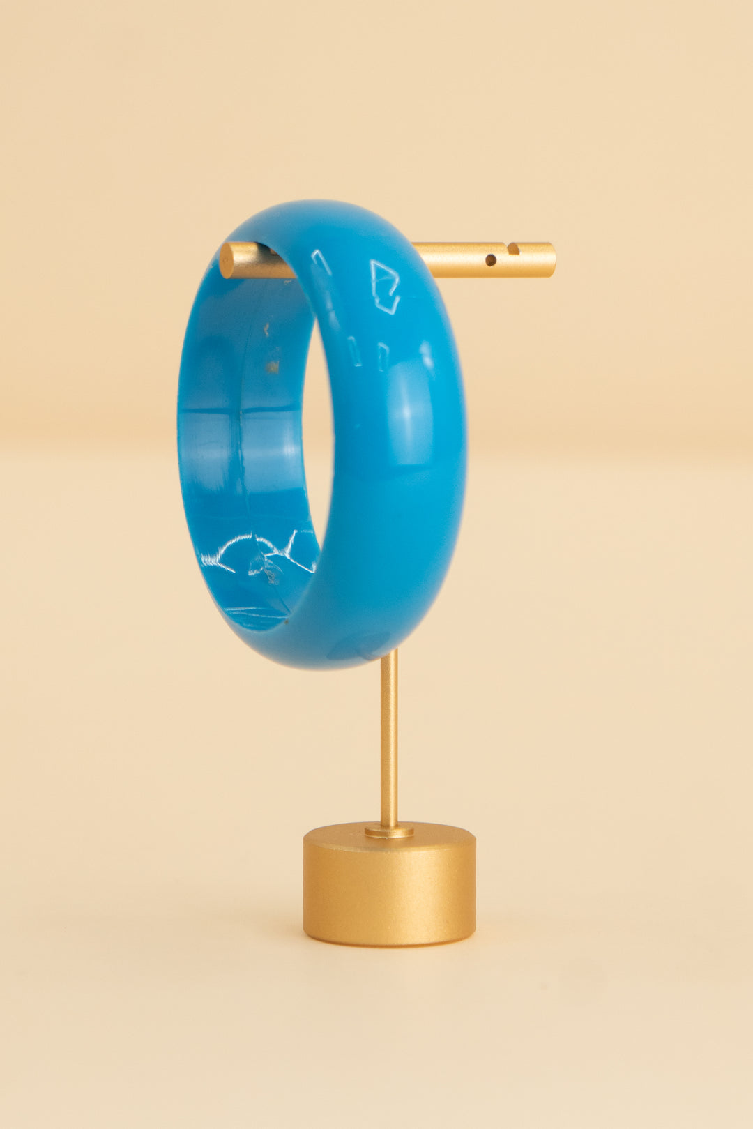 blue acrylic bangle