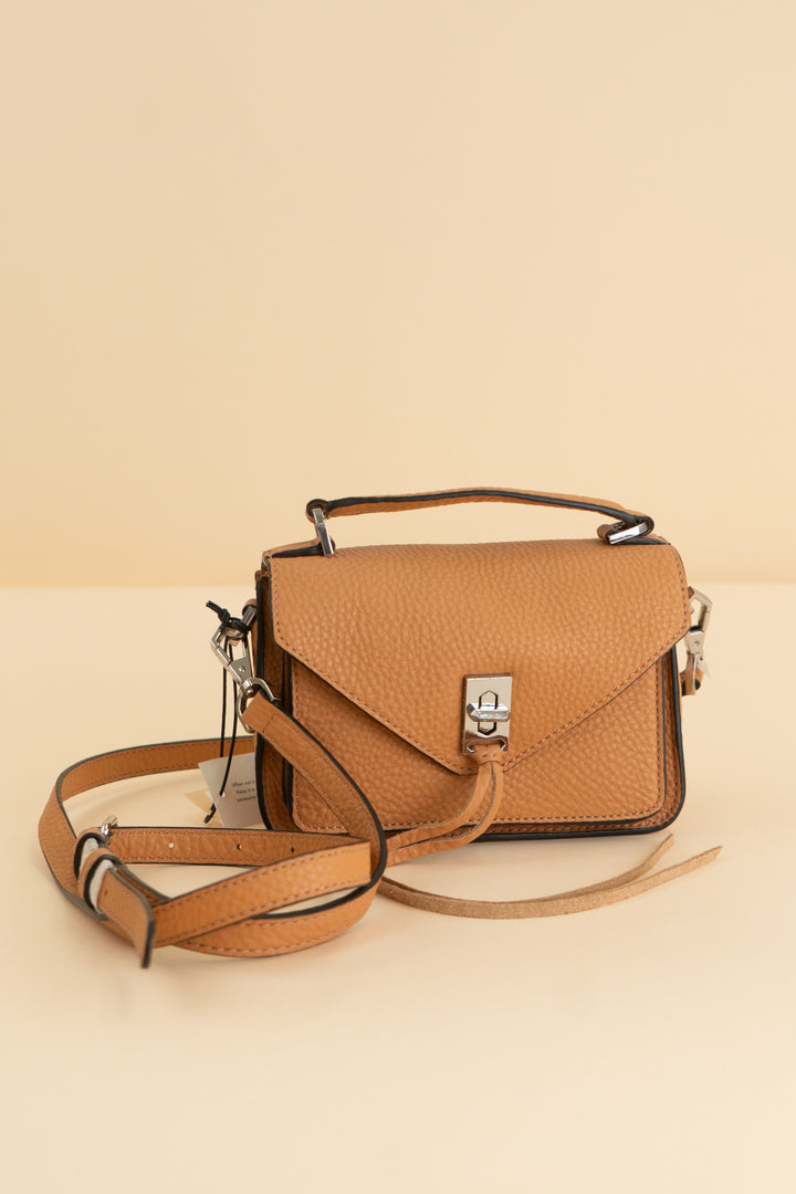rebecca minkoff honey leather crossbody NWT