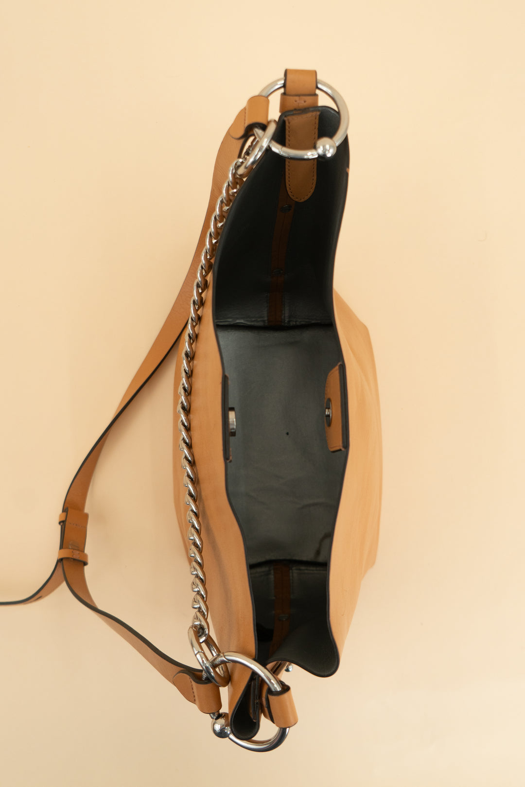 rebecca minkoff honey leather shoulder bag