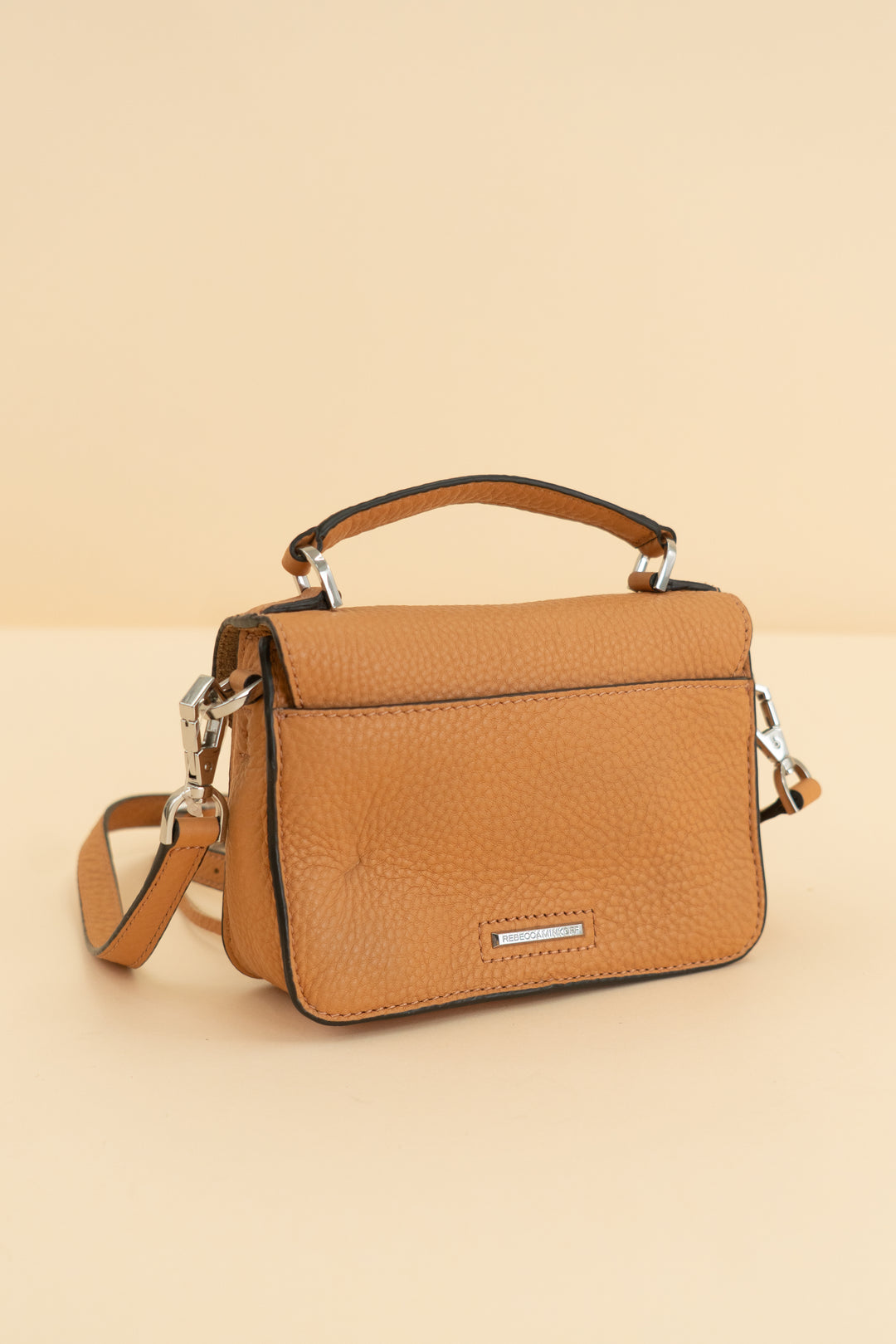 rebecca minkoff honey leather crossbody NWT