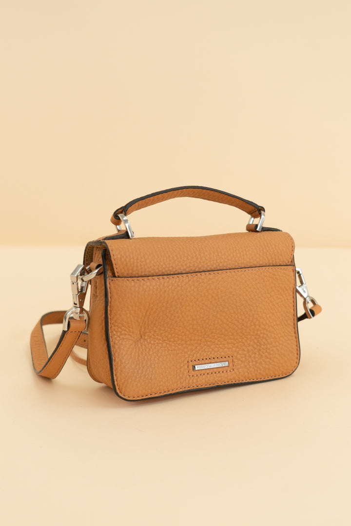 rebecca minkoff honey leather crossbody NWT