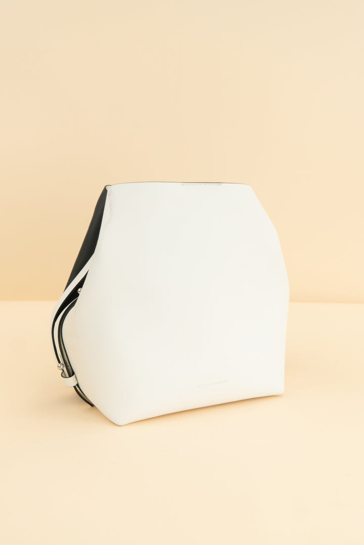 rebecca minkoff black and white bucket bag NWT