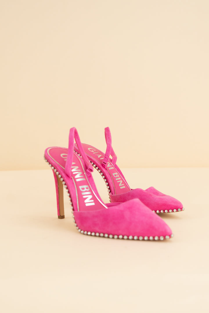 gianni bini pink pointed heel (7.5)