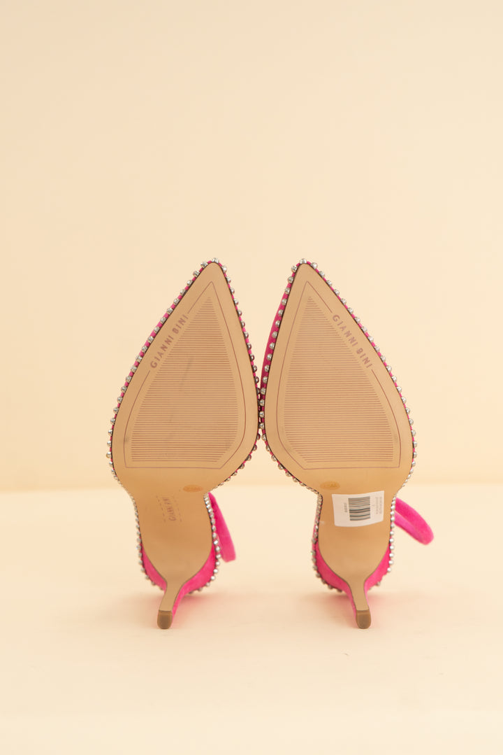 gianni bini pink pointed heel (7.5)