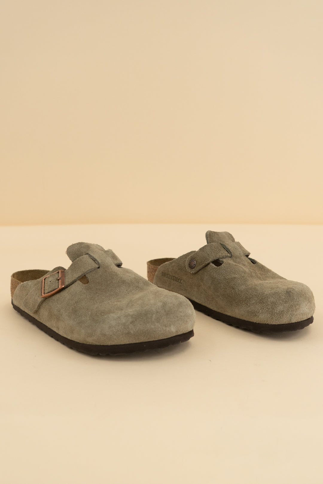 birkenstock boston suede mule (39)