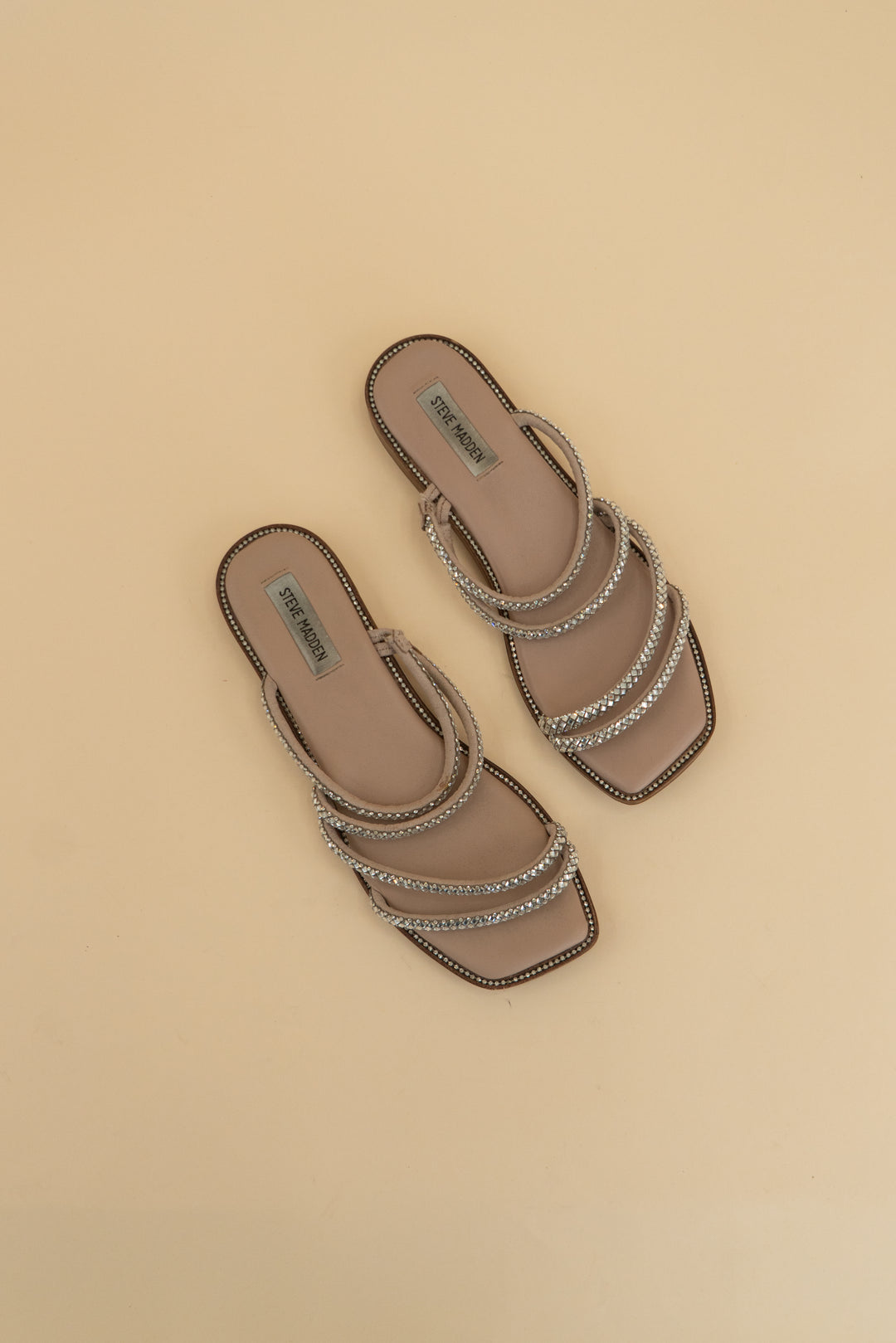 steve madden rhinestone sandal (9.5)