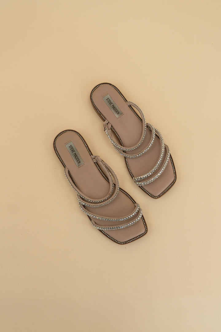 steve madden rhinestone sandal (9.5)