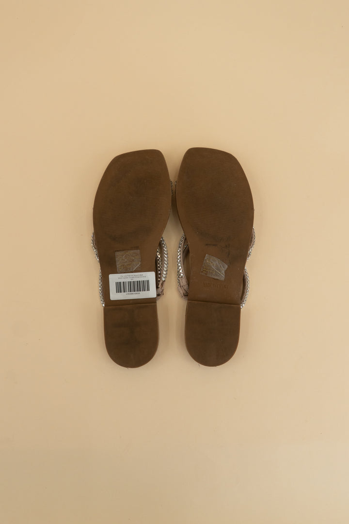 steve madden rhinestone sandal (9.5)