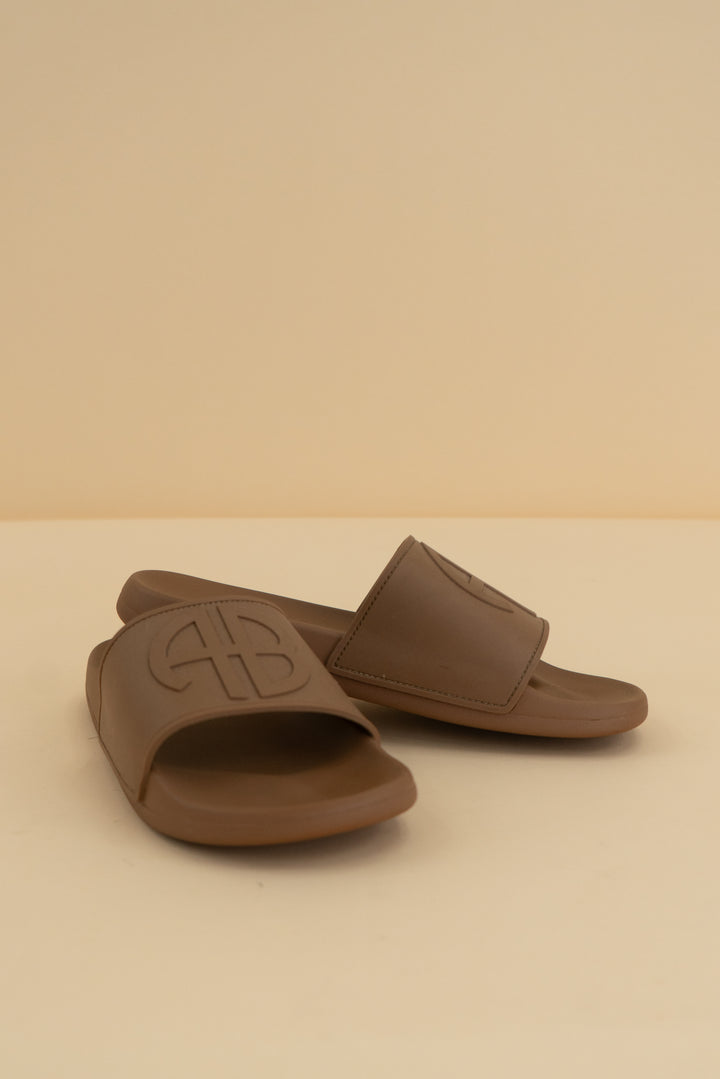 anine bing taupe slide (9)