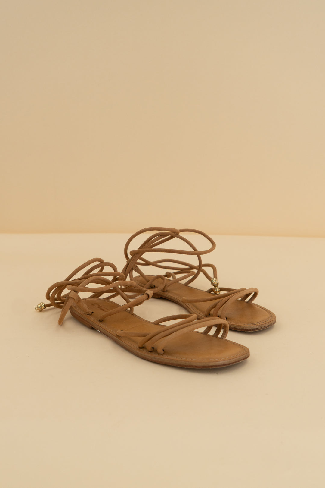 schutz tan strappy sandal (9)