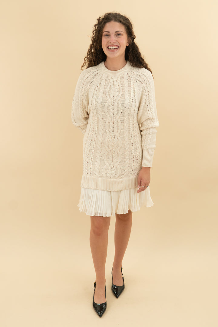 *LAUNDRY* anthropology long sleeve sweater mini dress nwt (s; retail $158)
