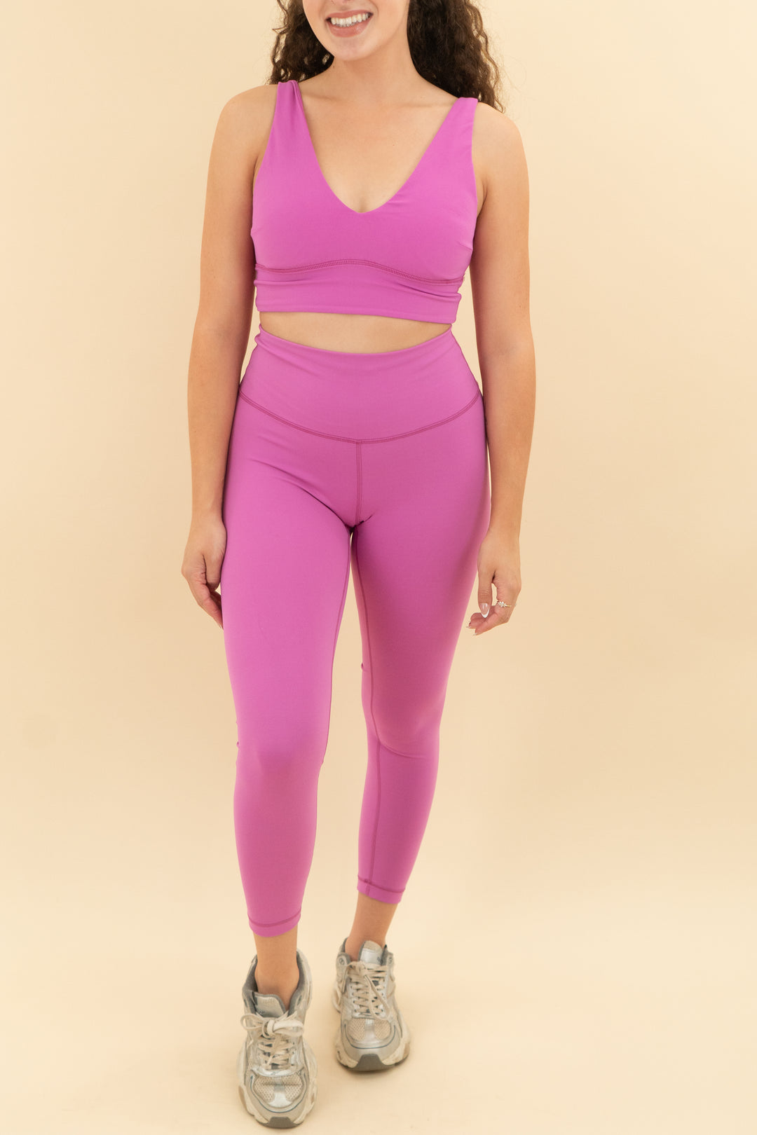 lululemon pink active set (8/10)