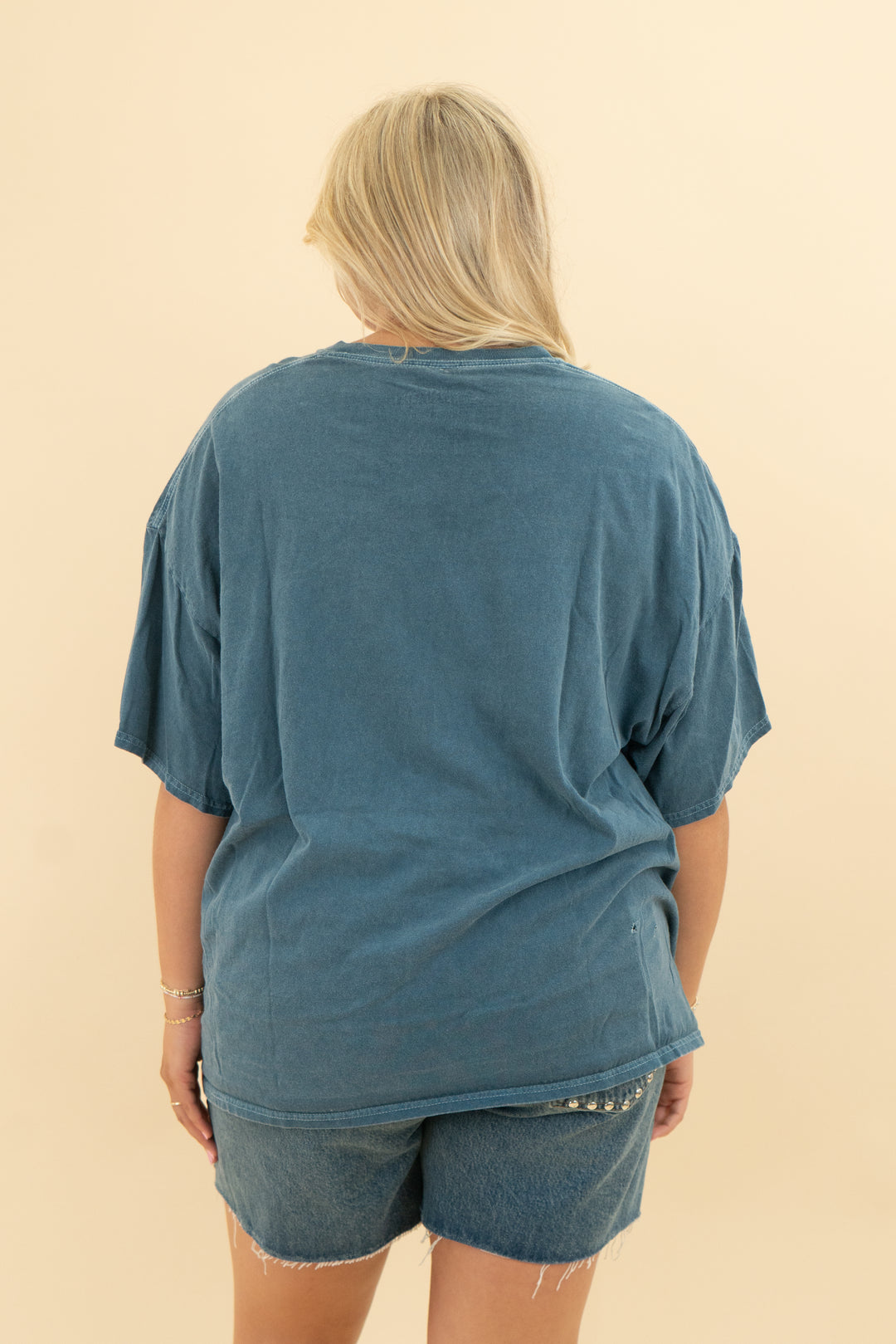 sublime washed blue long beach tshirt (l/xl)