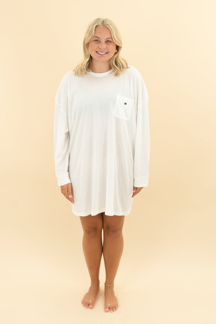 victoria secret white long sleeve nightgown nwt (xl/xxl; retail $58)