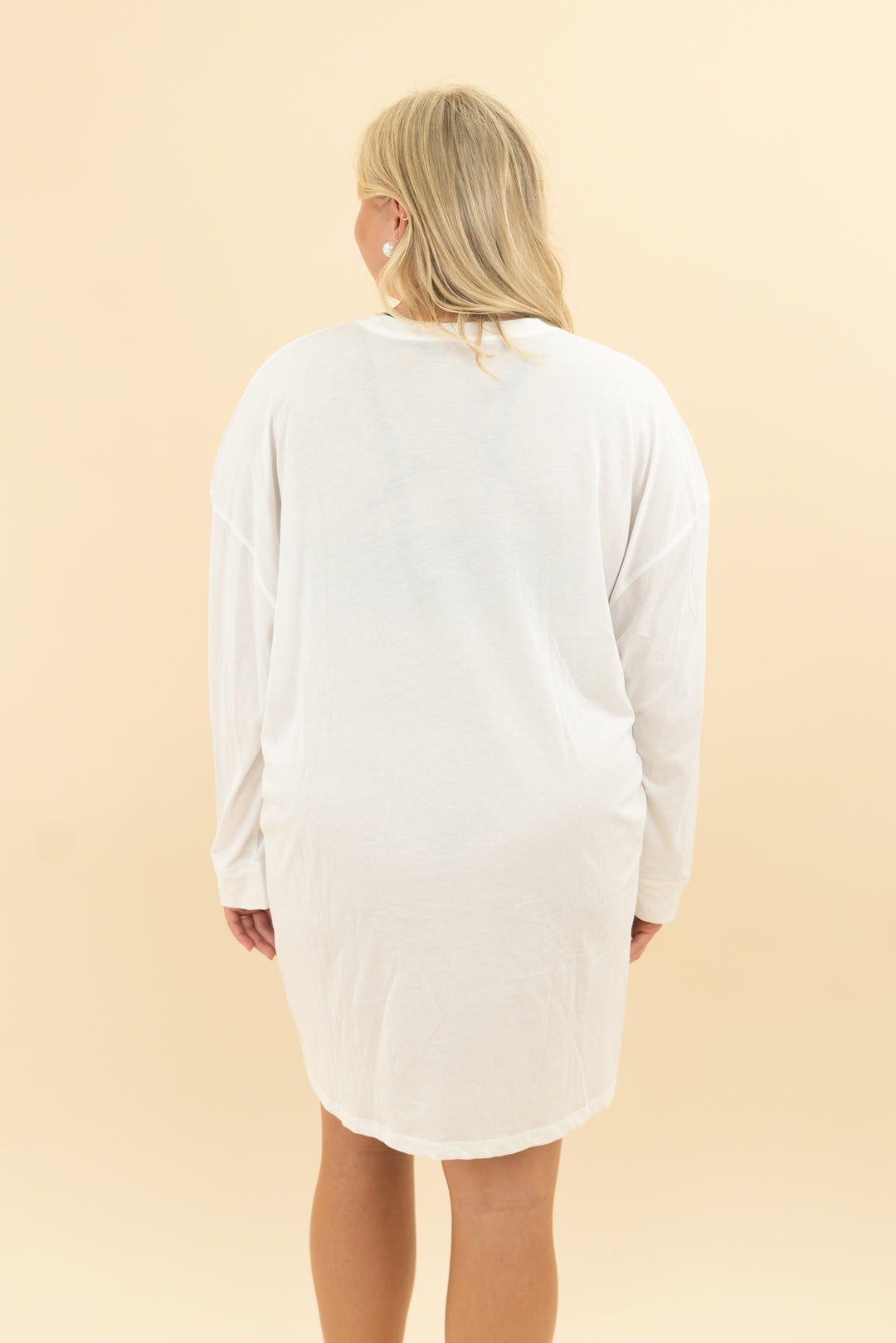 victoria secret white long sleeve nightgown nwt (xl/xxl; retail $58)